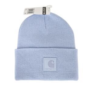 Carhartt Knit Tonal Patch Beanie Pastel Light Blue One Size NWT